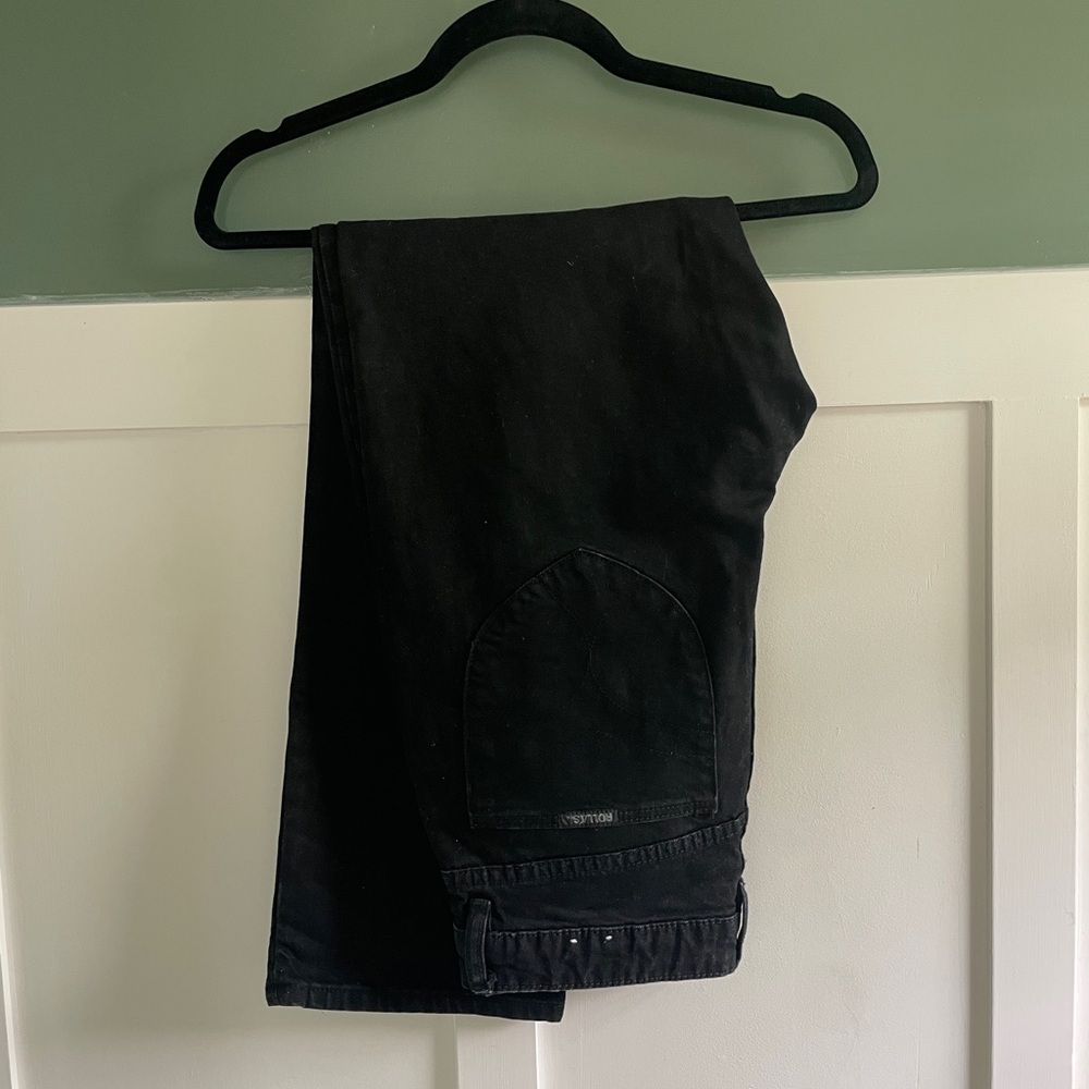 ROLLA'S Charcoal High Rise Straight Pants